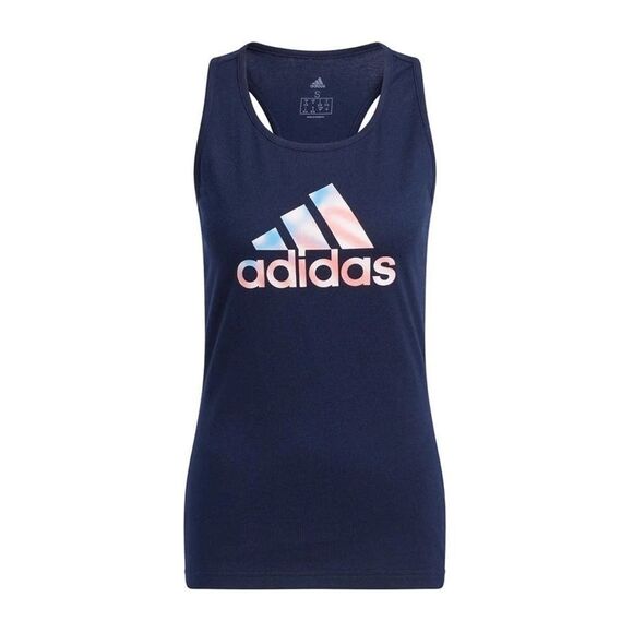 Adidas Womens Americana Graphic Tank Top Navy sleeveless shirt - Picture 6 of 10